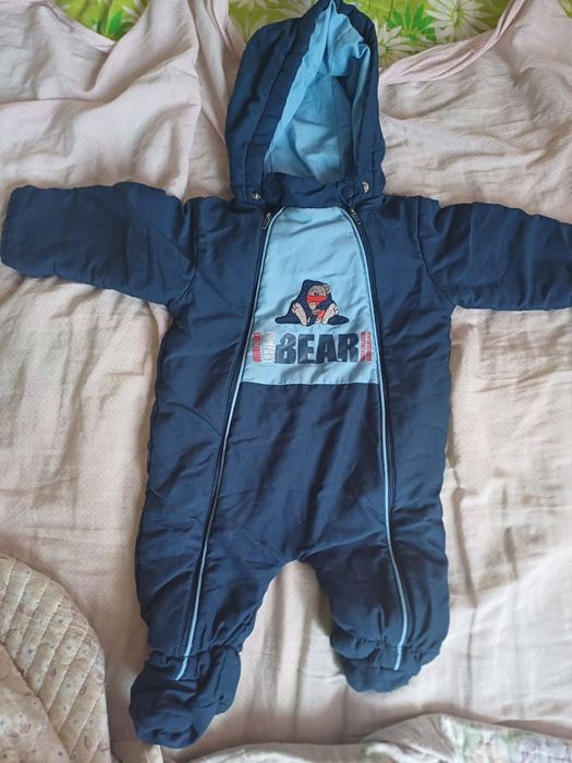 Детский тёплый комбинезон 2 раза одевали