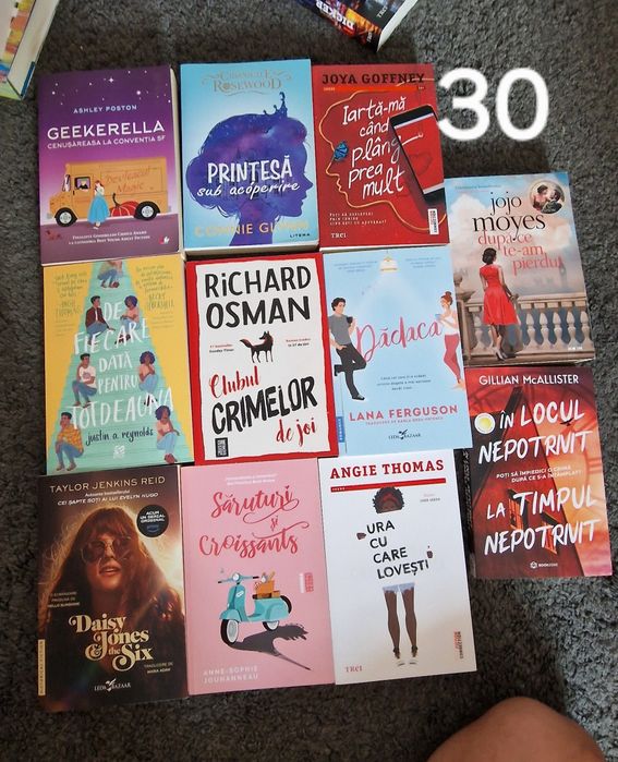 Carti diverse, dragoste, adolescenti, suspans, crime