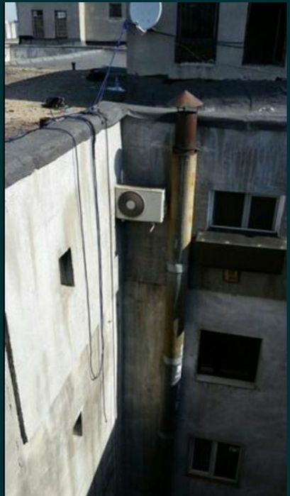 Demontez ac, Izolație furtune aer condiționat cu alpiniști