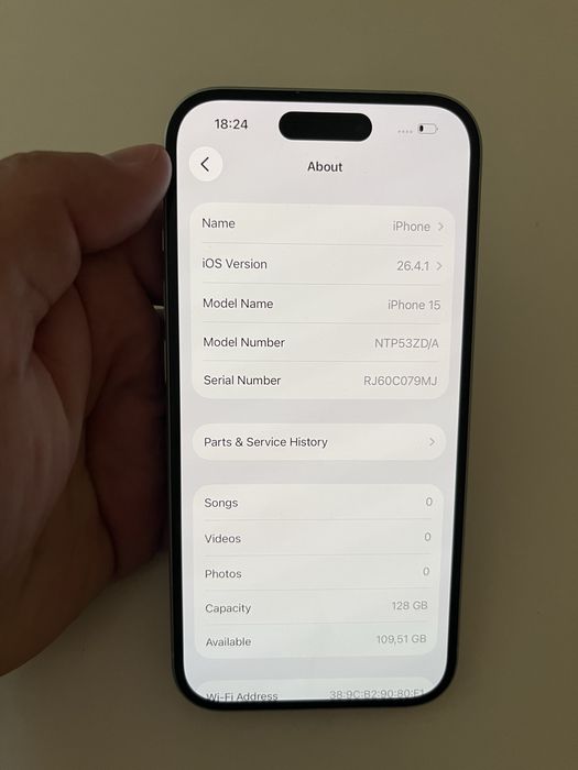 Iphone 15 128GB зелен