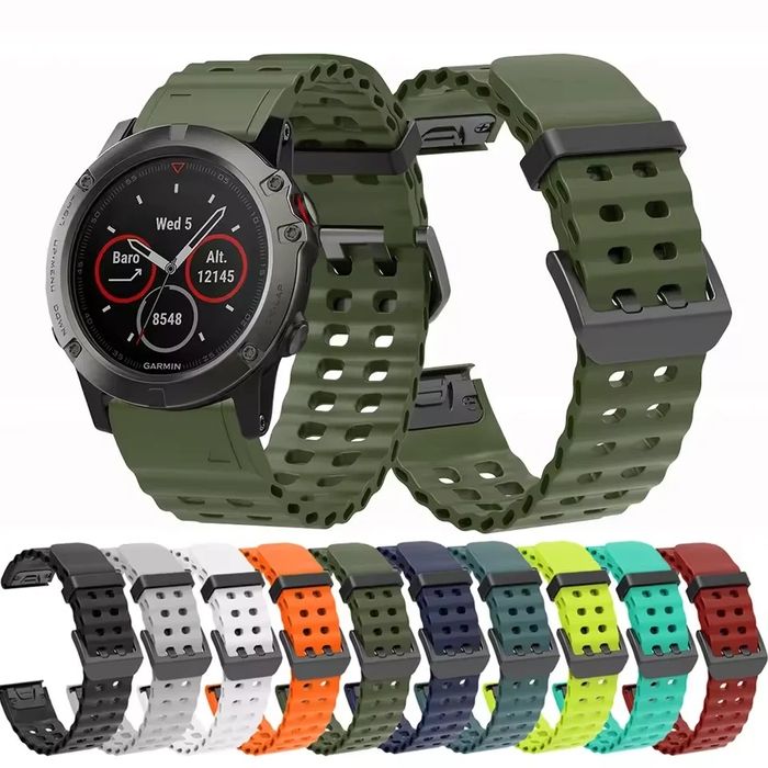 MARINE QUICKFIT Силиконова каишка за Garmin Fenix/Instinct/Epix/Enduro