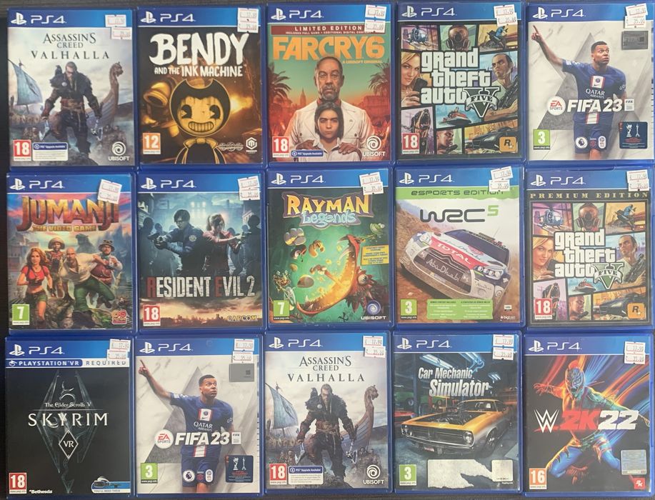 PS4 Игри за Playstation 4 - GTA V- 17.90 € за брой