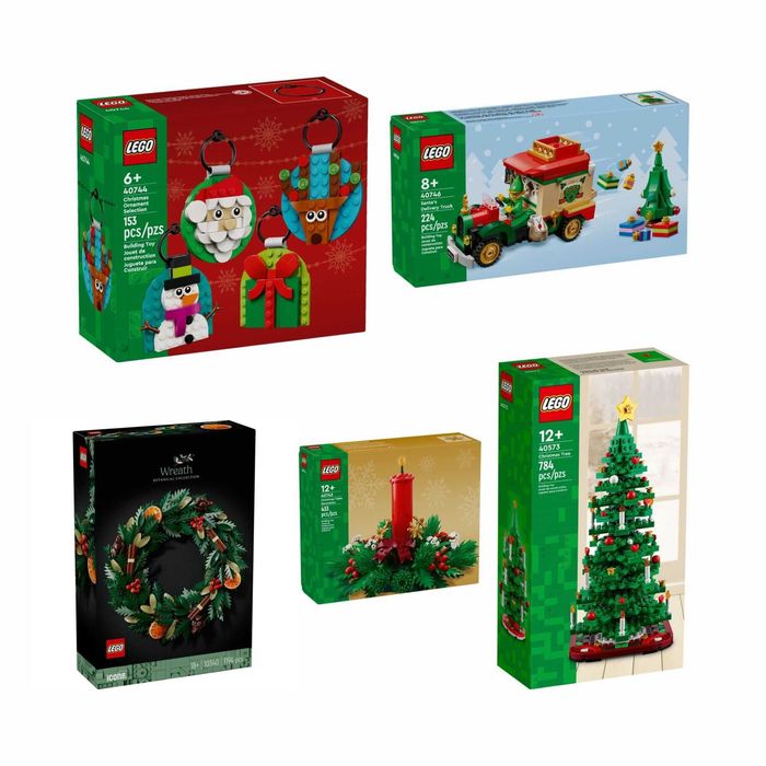 Lego Cristmas сетове - 40573, 40743, 40744, 40746, 10340