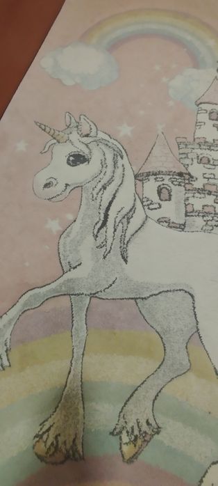 Детски килим с еднорог