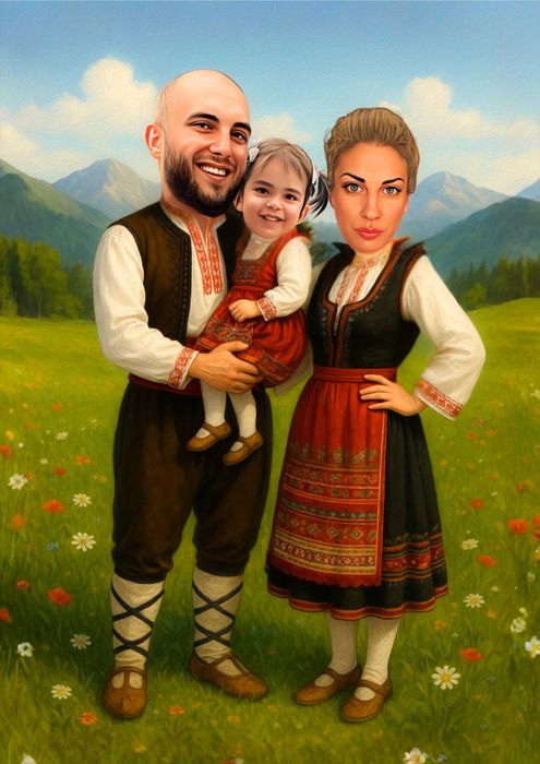 Карикатура по снимка , карикатури + рамка