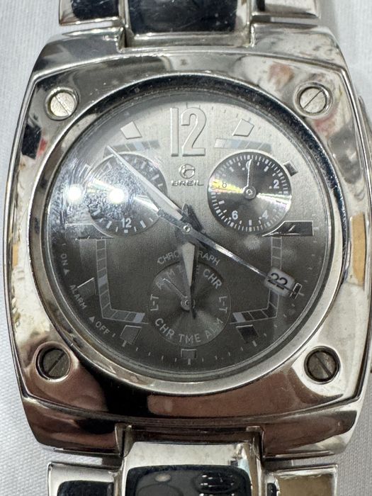 Ceas Brail V600 cronograf original din otel inoxidabil.