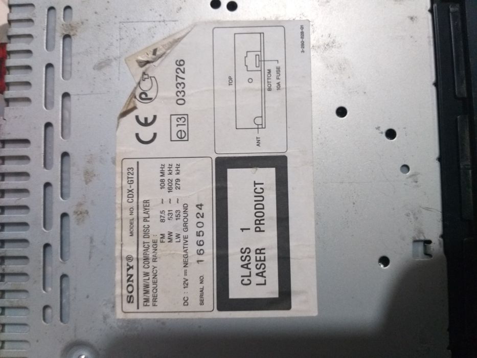 Casetofon Auto Sony Transport Redus 10 lei