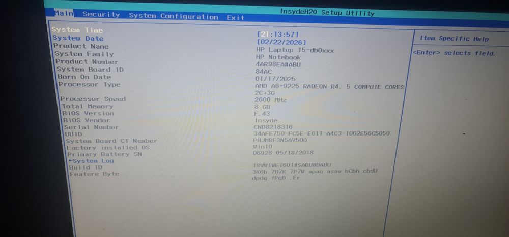 Hp 15-db0xxx. / 1080p / ddr4 / ssd