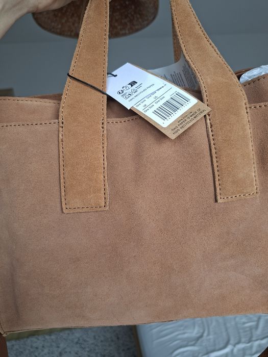 Geanta NOUA piele intoarsa