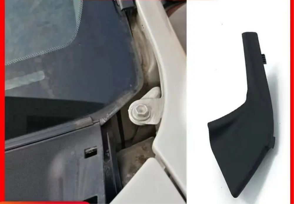 Уголок капота Тойота Прадо 120 gx Молдинг Заглушка пластик Тойота