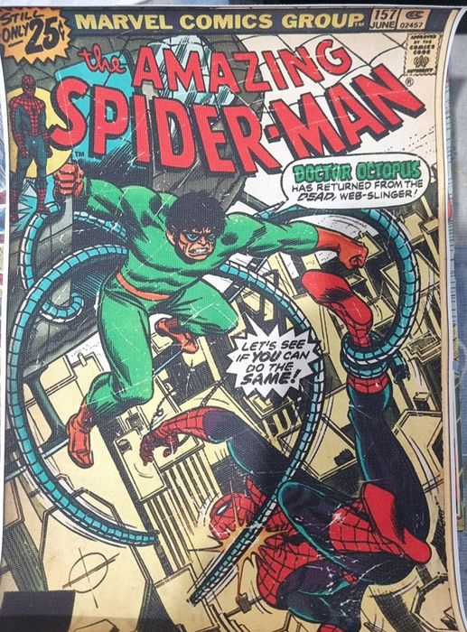 Postere Pe Panza Super Eroi Marvel. Fara Rama 30 x 20 Cm