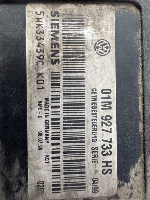 Эбу на акпп гольф 4 бора