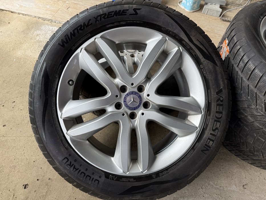 Jante aliaj originale+cauciucuri mixte pentru Mercedes Benz,275/50/20