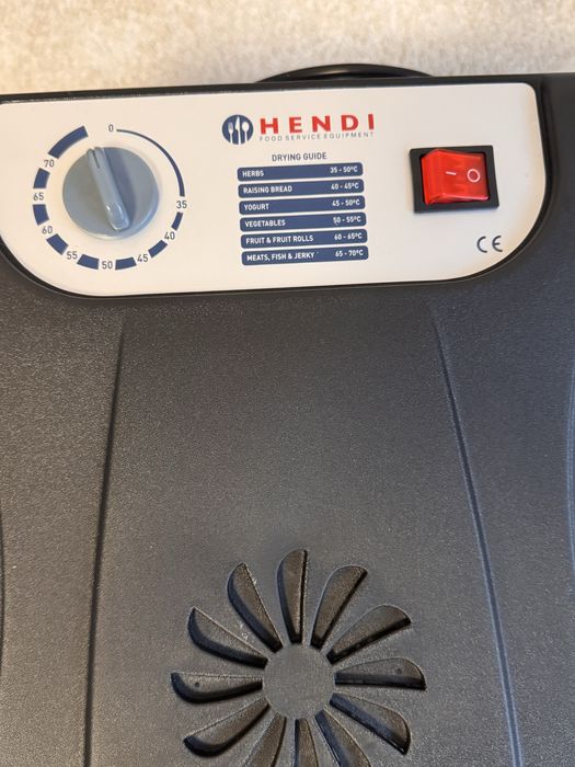 Deshidrator alimente Hendi Profi Line, 500W, 6 tavi, temp. 35-70C