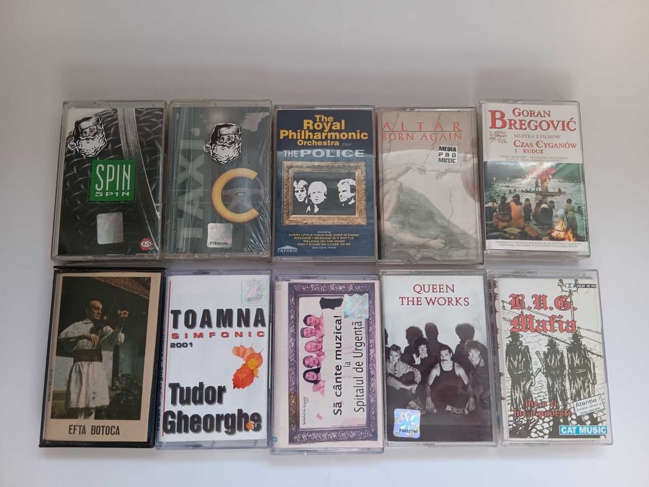 Casete audio, Tudor Gheorghe, Spitalul de urgență, Spin, Altar,Queen