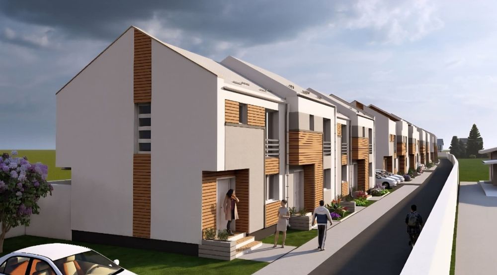 Căsuțe Înșiruite/duplexuri, zona Mall!