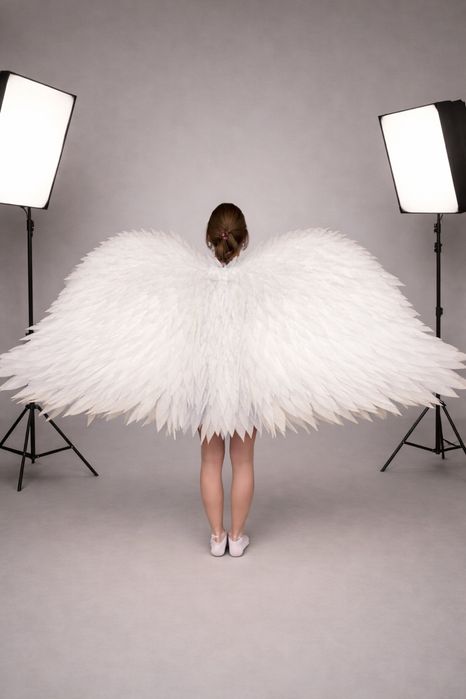 Крылья ангела карнавальные крылья белые крылья купидона