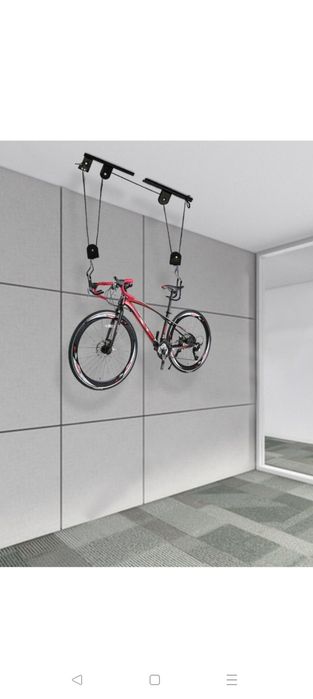 Suport suspendat ptr bicicleta, scară
