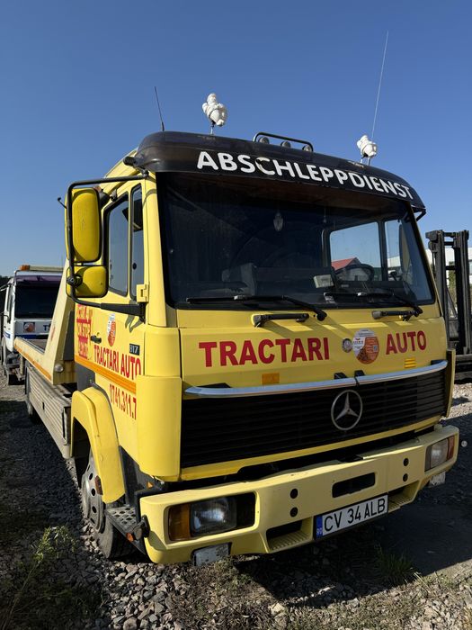 Camion mercedes Platforma platou si troliu hidraulice