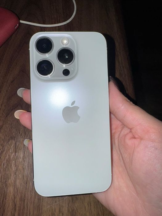 Смартфон Apple iPhone 15 Pro, 128GB, 5G, White Titanium