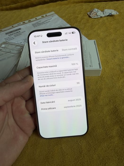 Schimb iPhone Air gold