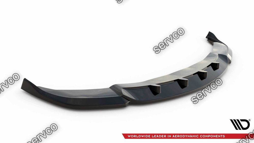 Prelungire splitter bara fata compatibil cu Bmw Seria 7 F01 2008-2013 v3 - Maxton Design