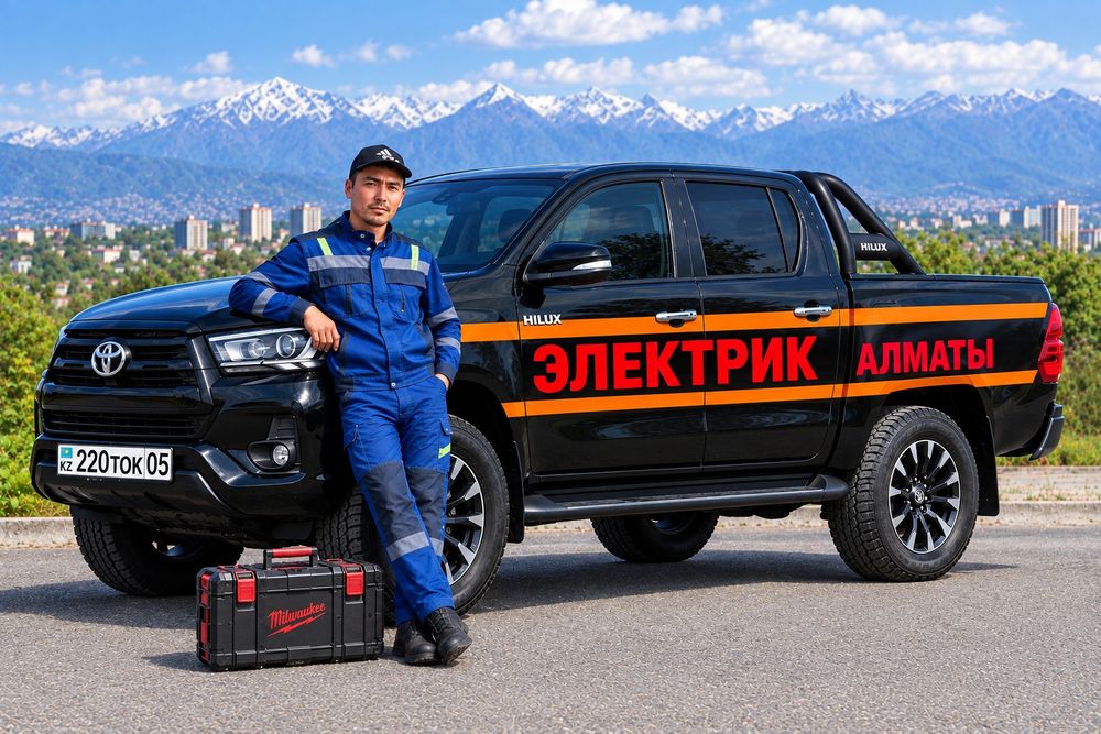 Электрик Алматы срочный выезд на дом монтаж квартир