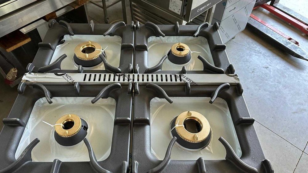 Masina gatit aragaz inox 4 focuri de mare putere nou acces abele parti