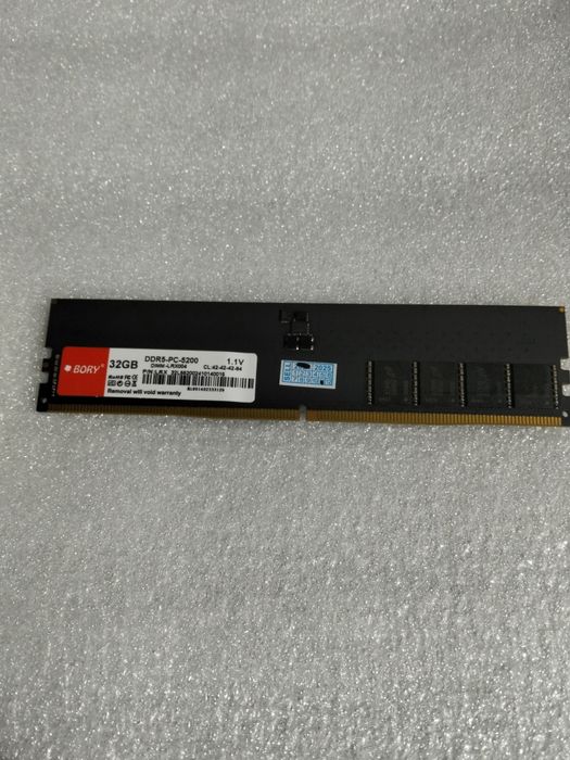 Operativ xotira DDR 5. 5200Mhz 32-GB