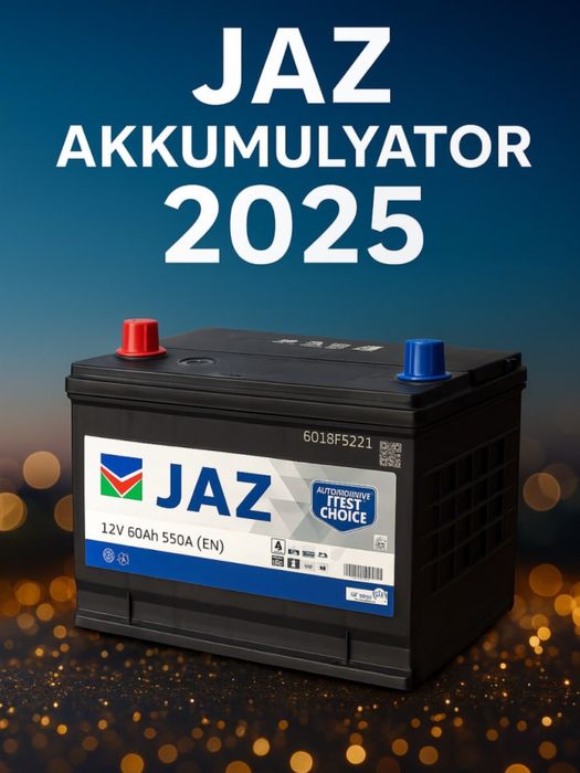 Jazz akumlator arginal 1 yil kafolati bilan