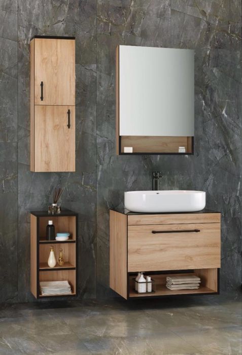 Стенна колона за баня KNIDOS 30 СМ ORKA LEGNANO