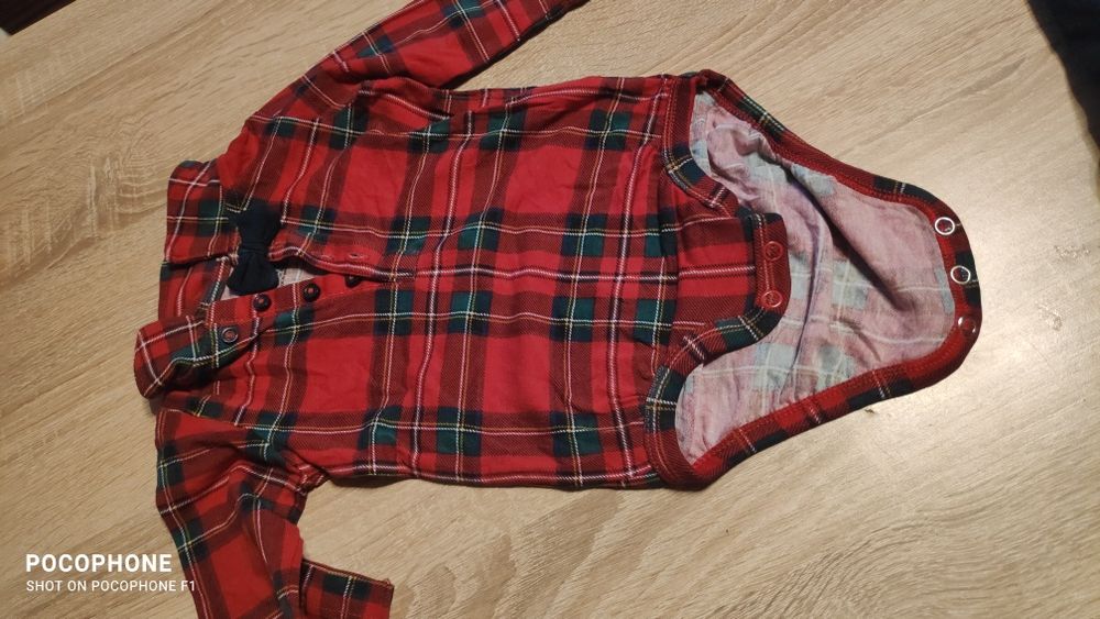 Коледни дрешки за момченце 2-4м