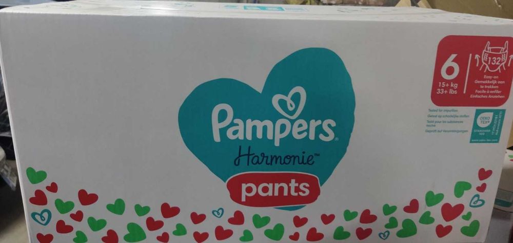 Pampers Active fit (premium protection) 4/5/6 и Harmonie (Рure) 4/5/6