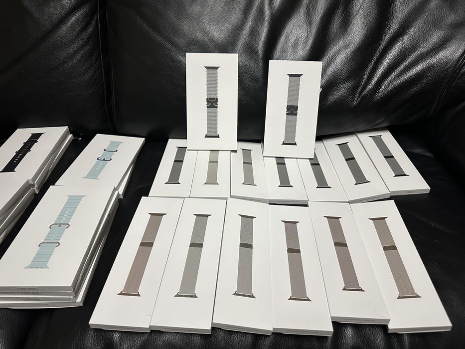 Milanese Natural Graphite Slate Gold 42mm 46mm Apple Watch