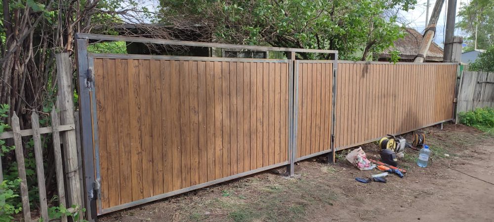 Делаю забор и прочее