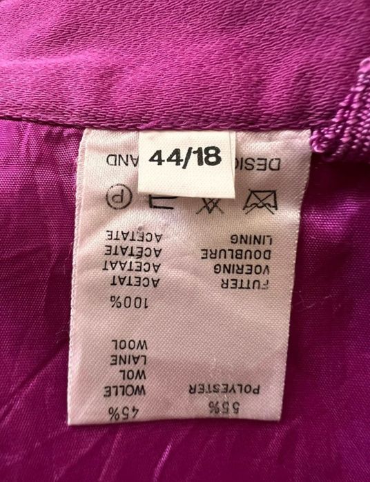 Fustă fuchsia lână