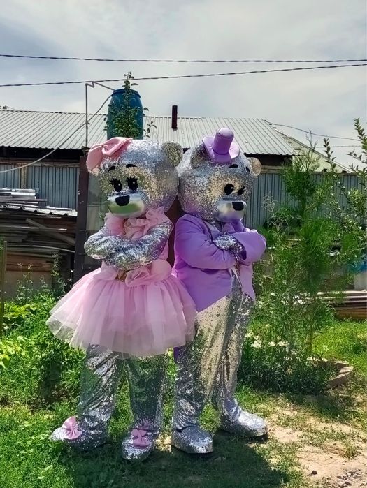 Два,тедди мишка костюм