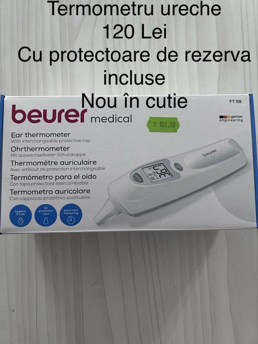 Termometru de ureche pentru copii - nou, in cutie, nefolosit