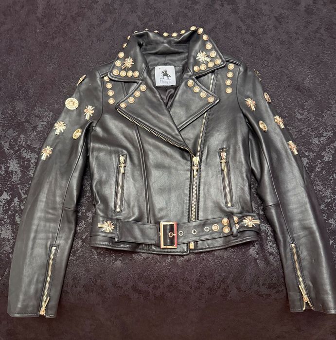 Дамско кожено яке