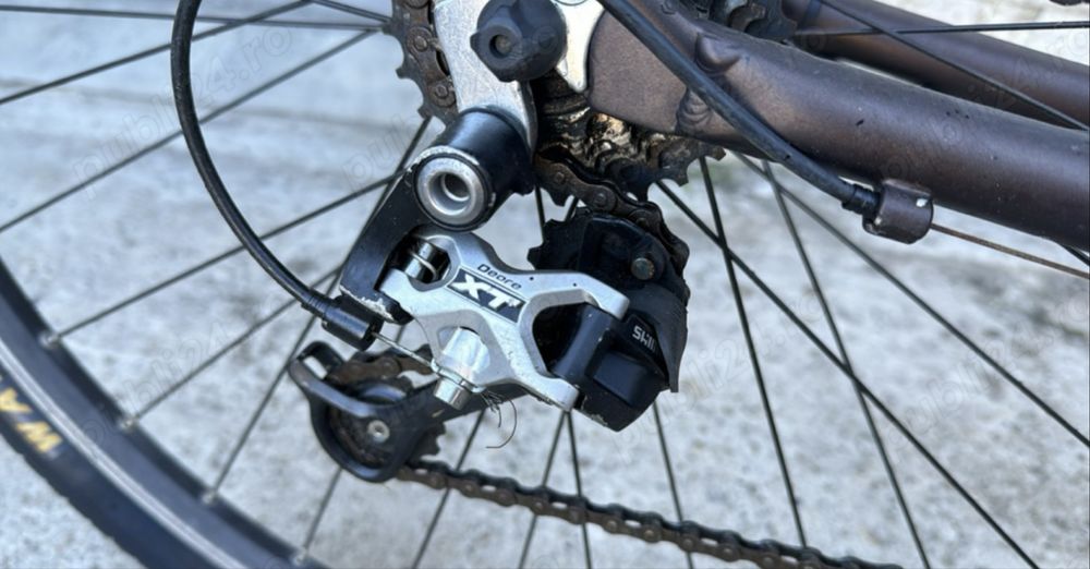 Bicicleta Bicicleta Triumph Crose Shimano Aluminiu Far Led roti 28