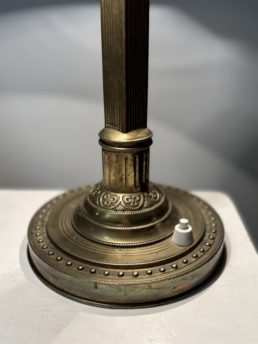 Veioza bronz Art Deco interbelica
