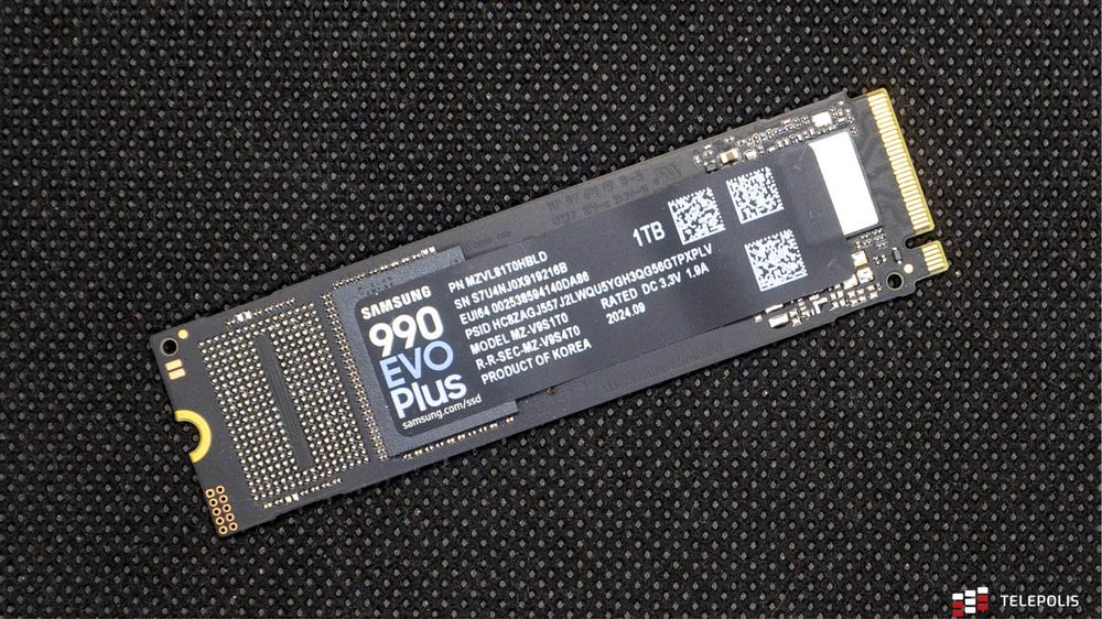 Samsung 990 EVO Plus 1Tb SSD M2 NVMe PCIe 4.0x4/5.0x2, 7150/6300