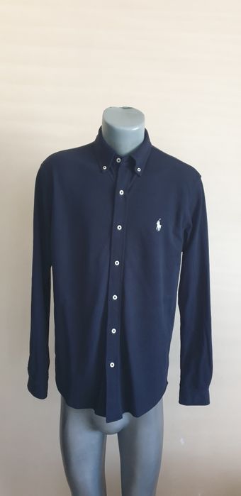 POLO Ralph Lauren FeatherWeight Mesh Pique Cotton Mens Size M НОВО!ОРИГИНАЛ! Мъжка Риза!