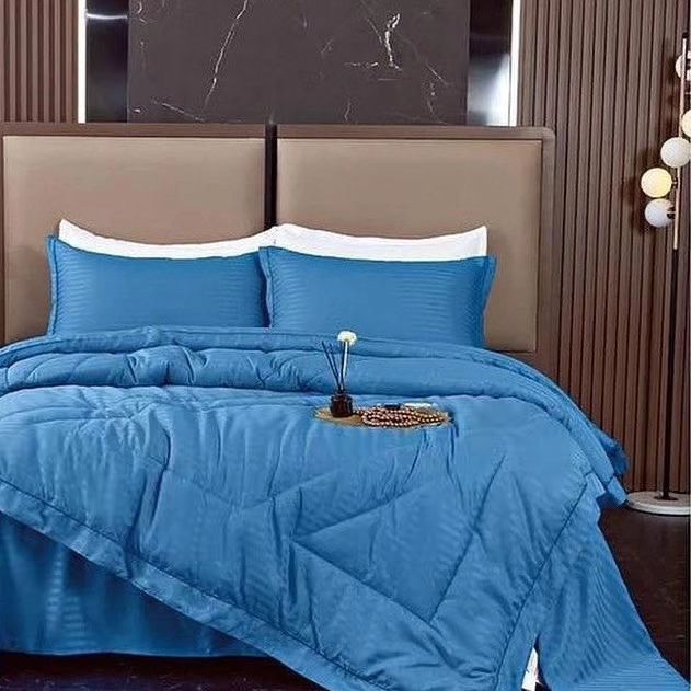 Набор страйп сатин с одеялом