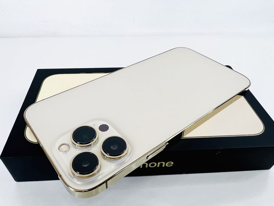 Apple iPhone 13 Pro Max 128GB Gold Перфектен! Гаранция!