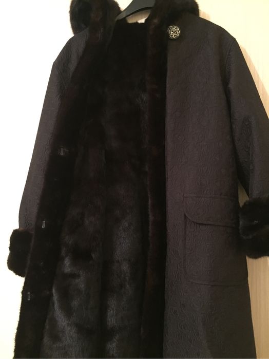 Шуба парка норковая