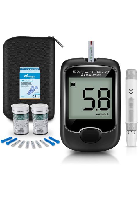 Kit de testare a diabetului zahaeat Monitor de glicemie Tester