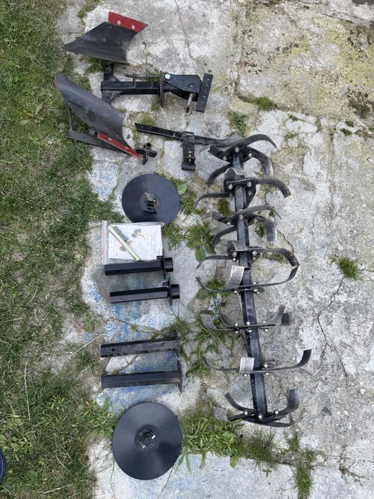 Motocultor progarden 18 cai cu remorca si freze