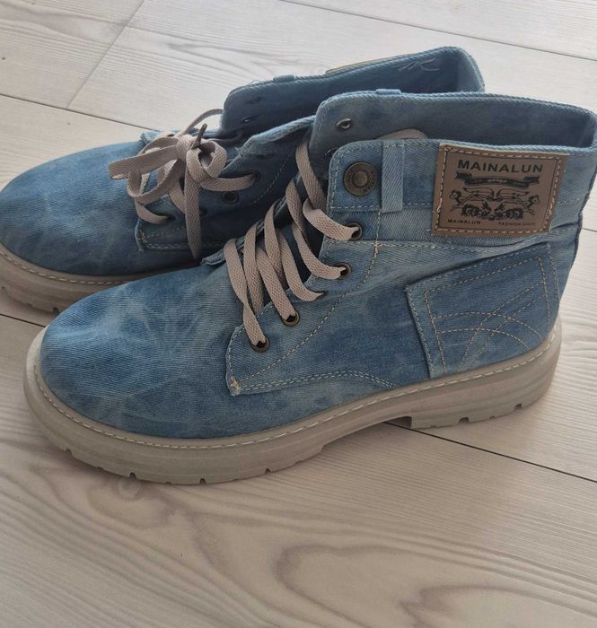 Bocanci material blugi nr 46