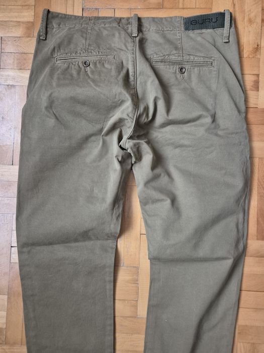 Pantaloni chinos GURU Superior, Slim Fit, Bumbac dens, Bărbați - L